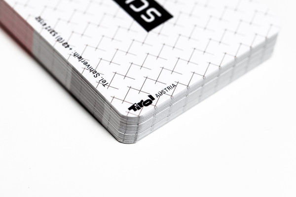 Schimeier - Business Card - close up Schimeier - Business Card - close up