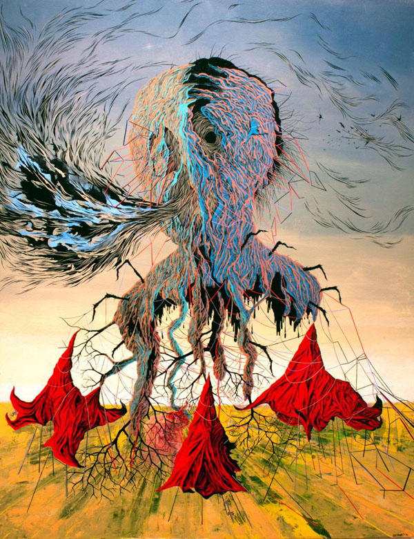 Scott Greenwalt - A Perfectly Normal Tuesday Afternoon - acrylic on canvas