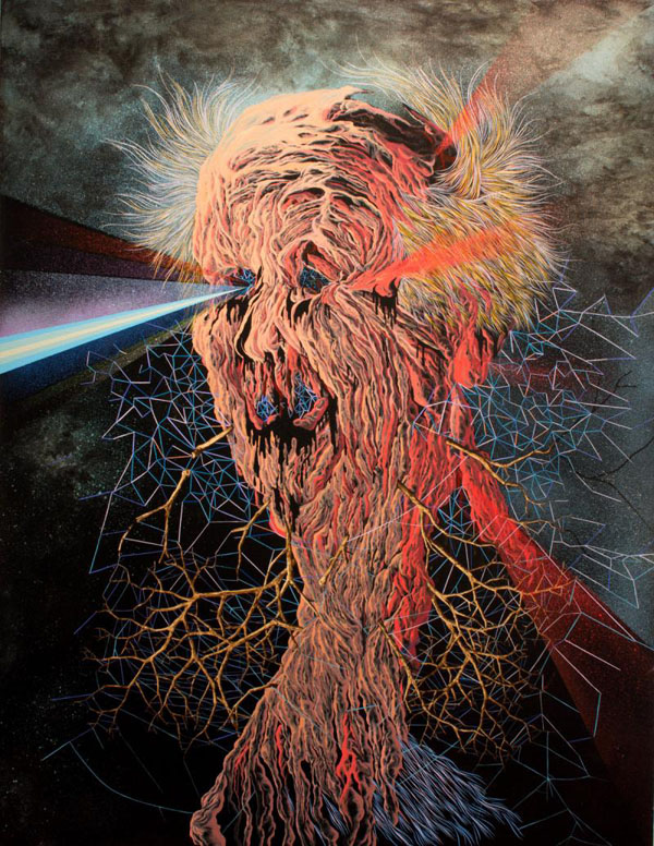 Scott Greenwalt - Following Our Discussion Last Winter - acrylic on canvas