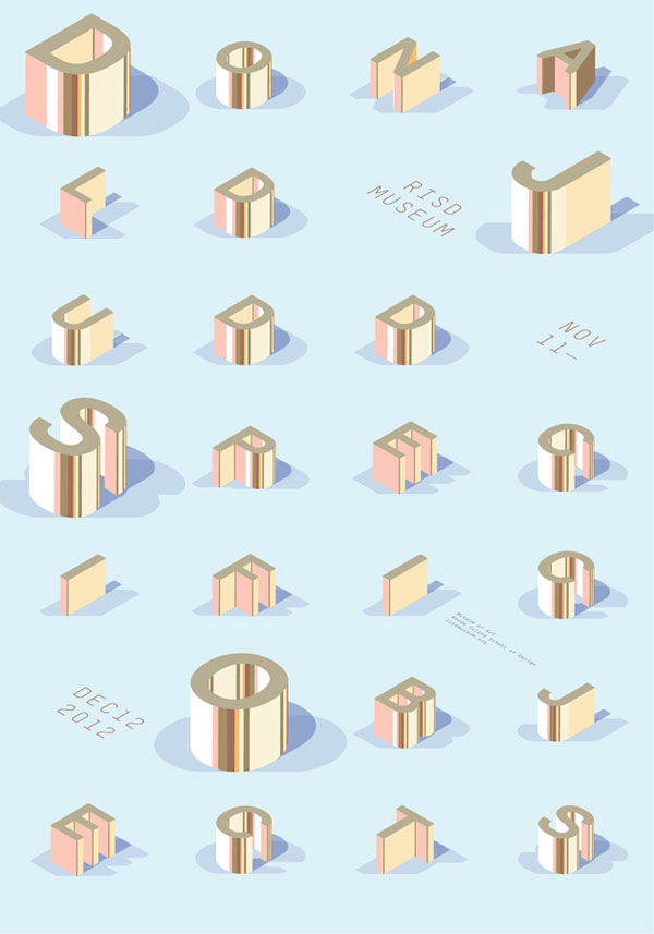 Specific Objects - Typographic Poster Illustration by Andrew Lu