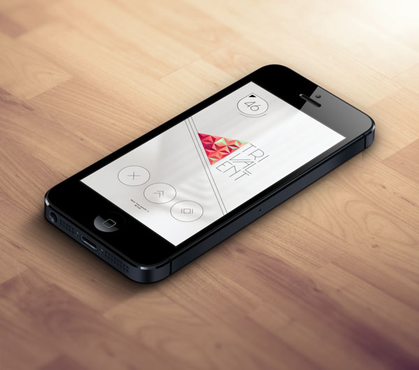 Trivalent App Interface Design by Nina Georgieva