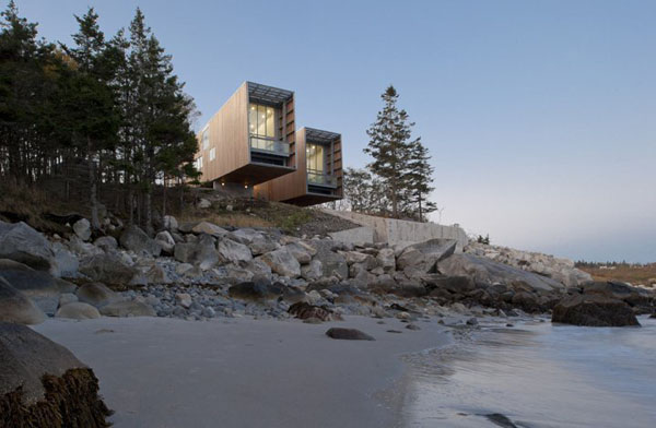 Two Hulls House in Nova Scotia, Canada by MacKay-Lyons Sweetapple Architects