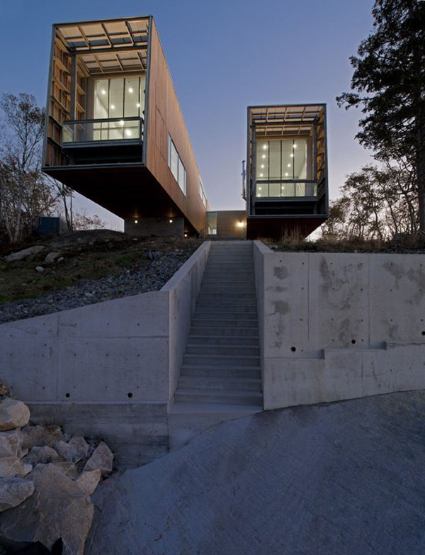 Two Hulls House in Nova Scotia, Canada by MacKay-Lyons Sweetapple Architects