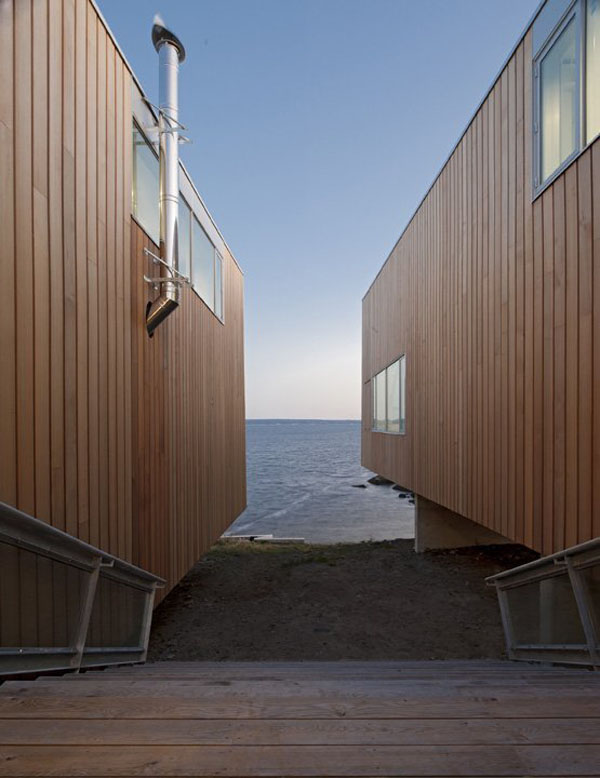 Two Hulls House in Nova Scotia, Canada by MacKay-Lyons Sweetapple Architects