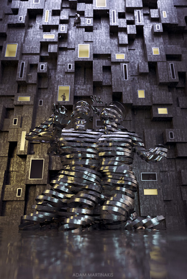 3D Digital Artwork by Adam Martinakis