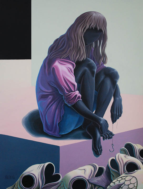 Acrylic Painting by Alex Gardner