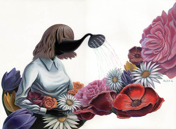 Acrylic Painting by Alex Gardner