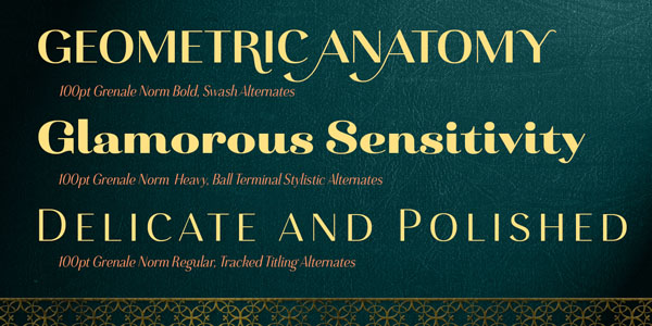 Grenale Font Family Grenale Font Family