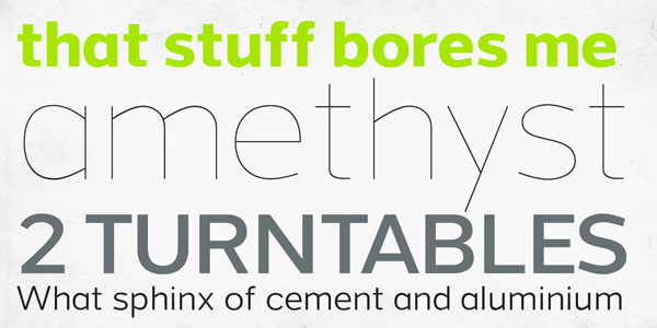 Grey Sans by Greyscale Type