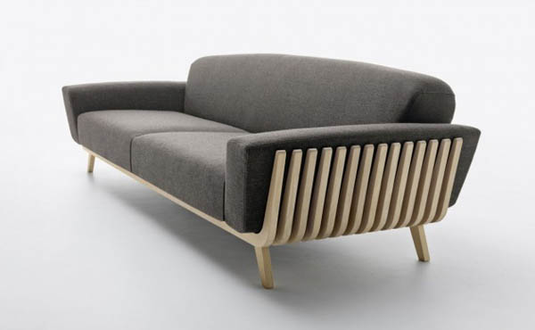 Hamper Sofa - Interior Design by Riva and Montanelli for Passoni Nature Hamper Sofa - Interior Design by Riva and Montanelli for Passoni Nature