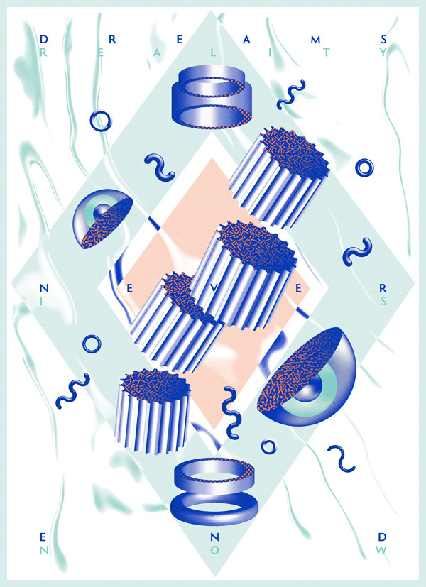 Jpeople Magazine & Ucom Acrobatics - Dreams Never End - Graphic Art Poster Design by Vicente García Morillo
