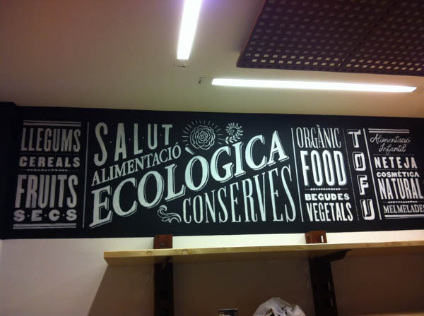 Mural "El Maset" Handmade Lettering by Jordi Rins Mural "El Maset" Handmade Lettering by Jordi Rins