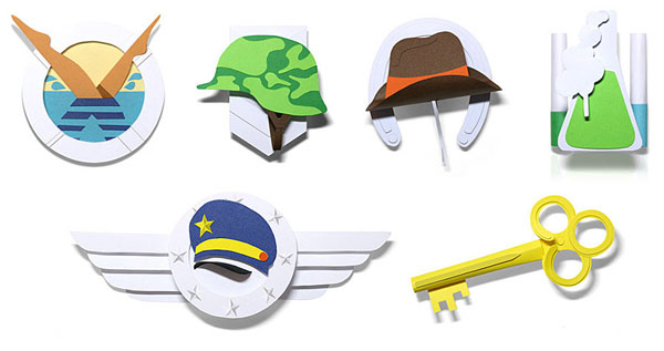 O The Oprah Magazine Papercraft Icons by Lobulo Design