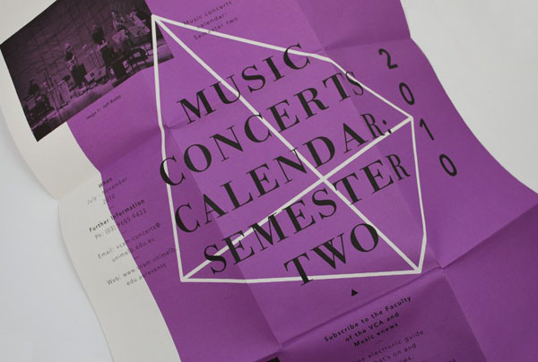Poster Design for the Victorian College of the Arts - Graphic Design by Coöp