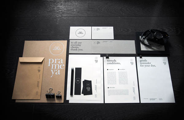 Prameya - Stationery Design by Sciencewerk