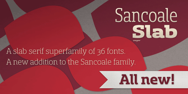 Sancoale Slab Serif Font Family by Insigne