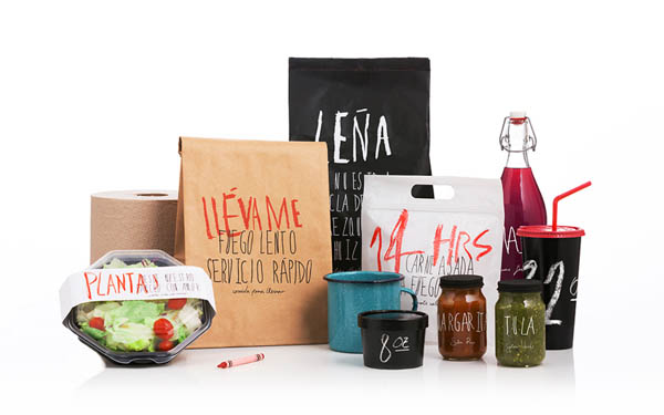 Santa Cruz - Mexican BBQ Restaurant - Packaging Design by Anagrama