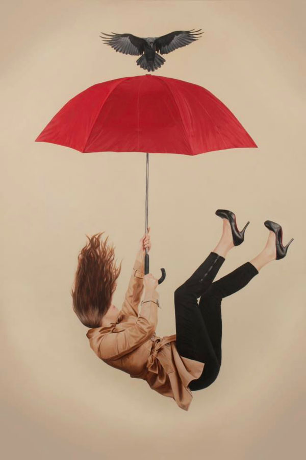 Relativity: Surreal Painting by Alex Hall