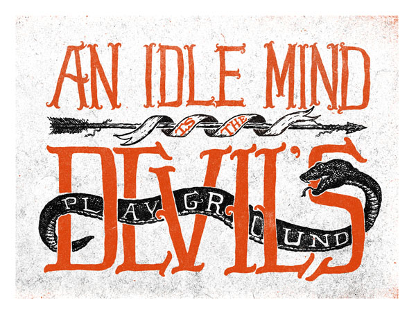 The Devil's Playground - Poster Illustration by Nathan Yoder
