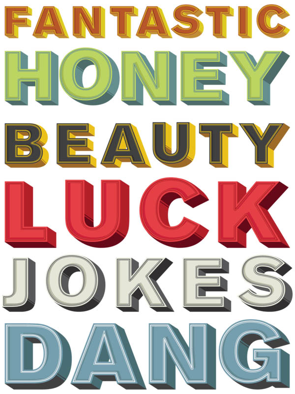 Treatment and embellishment of Akzidenz Grotesk by Bryan Patrick Todd