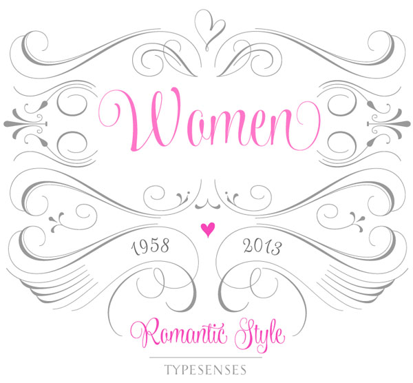 Finest calligraphic shapes help to create best decorative designs.