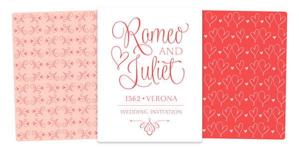 Wishes Script - example of a wedding invitation.