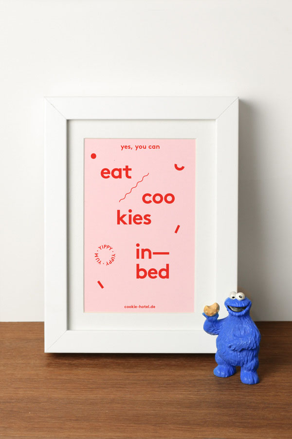 Cookie Hotel Berlin - Typographic Print by Sebastian Berbig and Derya Ormanci