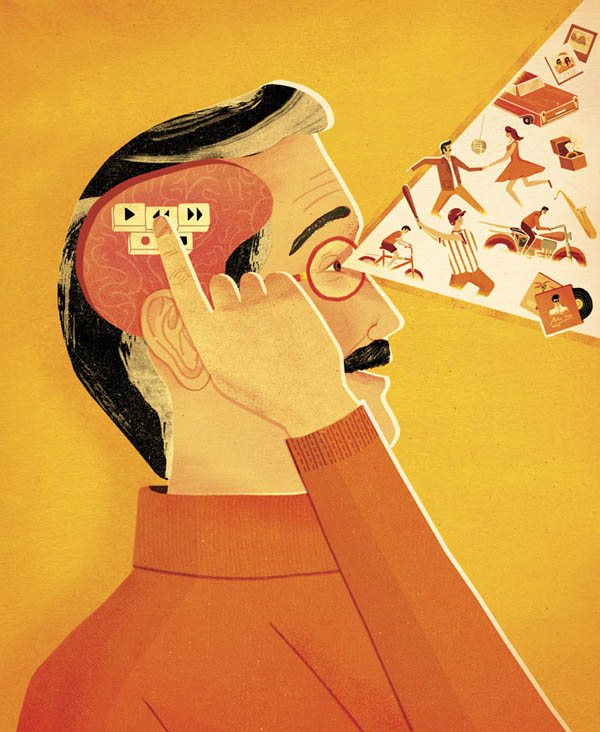 Editorial Illustrations by Jack Hudson for an article in AARP Magazine