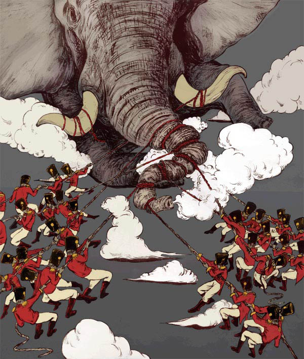 Elephant - Illustration by Siyu Chen Elephant - Illustration by Siyu Chen