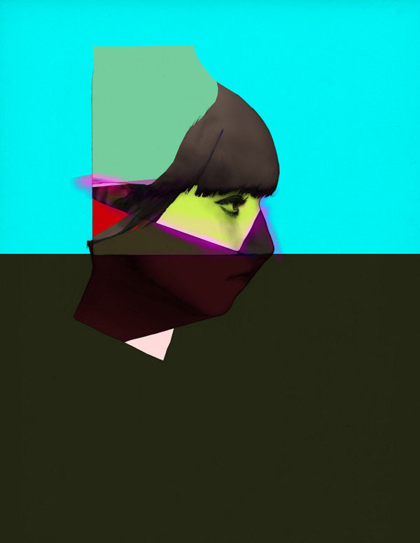 Fluffed - Portrait based on a Tumblr User - Steve Kim Illustration