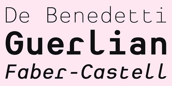 Heimat Mono - Type Example