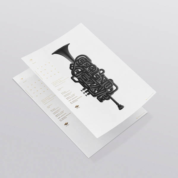 Jazzed & Confused - Poster Design by Anton Burmistrov for Sputnik-6