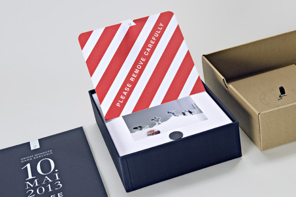 MS Europa 2 - Invitation for a Ship Launching Ceremony - Design by Paperlux for Hapag-Lloyd