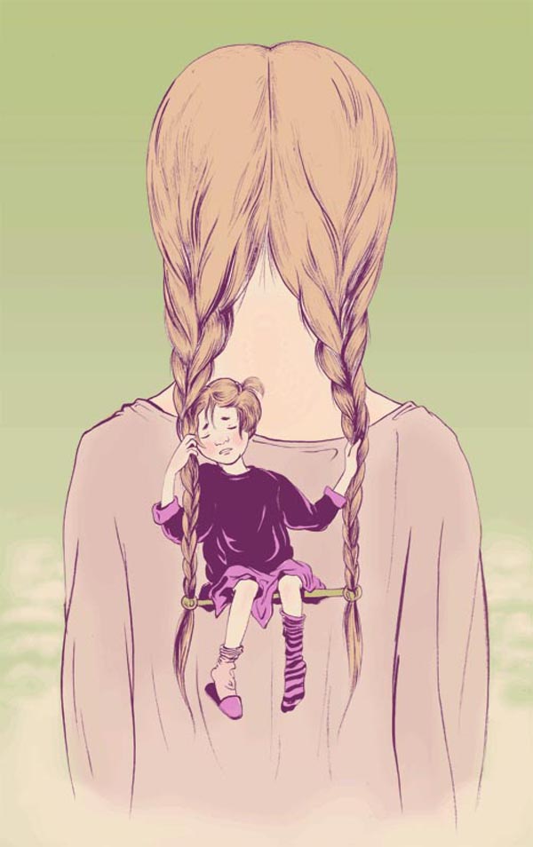 Sister - Illustration by Siyu Chen Sister - Illustration by Siyu Chen