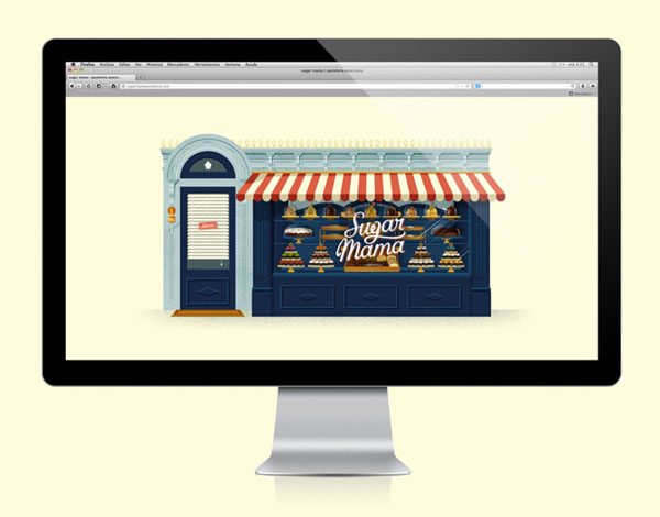 Website Design by David Sierra for Sugar Mama