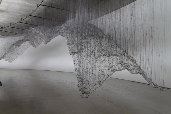 Art Installation - Reverse of Volume by Yasuaki Onishi