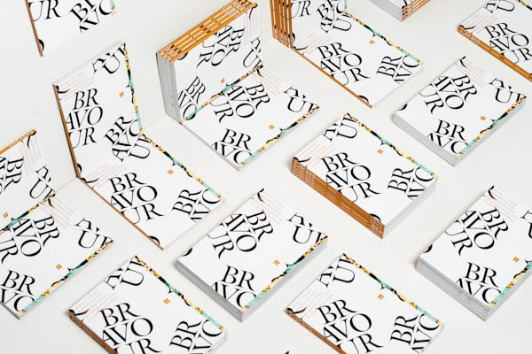 Bravour Exhibition Catalogue and Poster Design by Bartholomäus Zientek