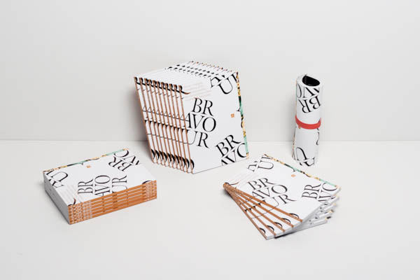 Bravour Exhibition Catalogue and Poster Design by Bartholomäus Zientek