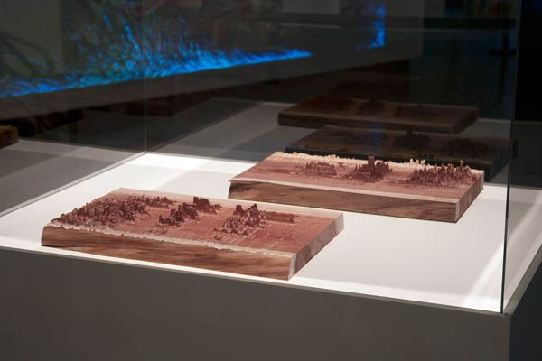 Spectral Density Estimation — 2013 - Cnc milled sound data visualization sculptures by Andreas Nicolas Fischer
