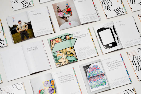 Bravour Exhibition Catalogue and Poster Design by Bartholomäus Zientek