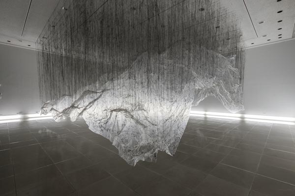 Art Installation - Reverse of Volume by Yasuaki Onishi