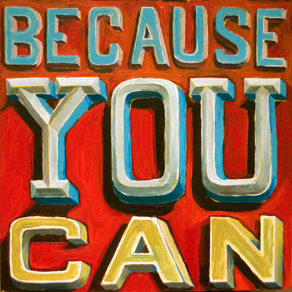 A reason to vote - Hand Lettering by Jeff Rogers