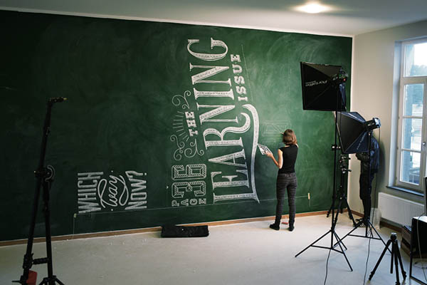Chalk Lettering by Coming Soon for Modus Cover Chalk Lettering by Coming Soon for Modus Cover