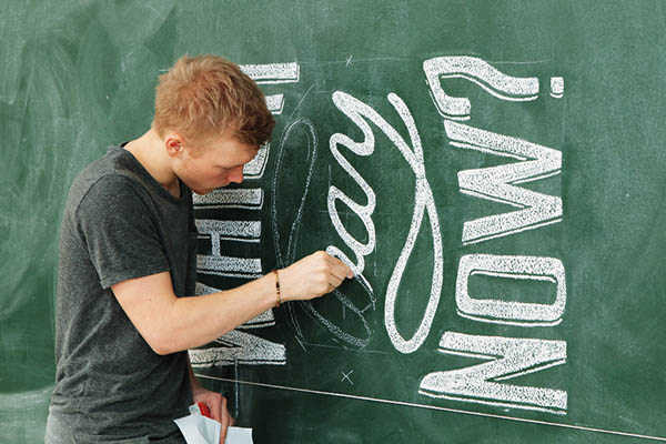 Chalk Lettering by Coming Soon for Modus Magazine Chalk Lettering by Coming Soon for Modus Magazine