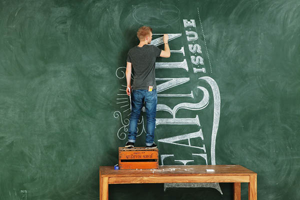 Chalk Typography by Coming Soon for Modus Magazine Chalk Typography by Coming Soon for Modus Magazine