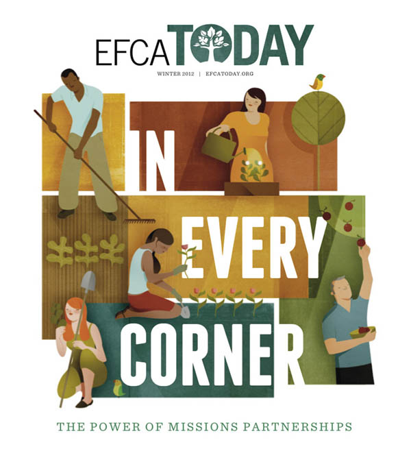 Cover and Spot illustrations by Andrew Lyons for EFCA Today magazine