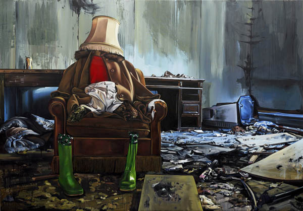 Epouvantail no 4 - Oil Painting by Till Rabus