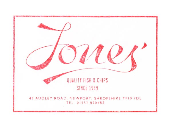 Jones' Fish & Chips - Brand Identity Design by Andreas Neophytou Jones' Fish & Chips - Brand Identity Design by Andreas Neophytou