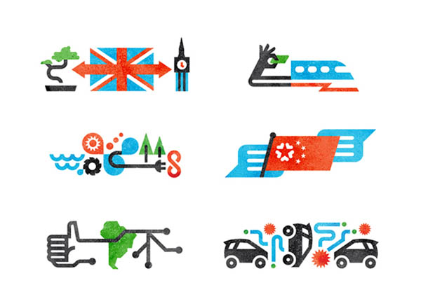 MONOCLE Icon Illustrations by Matt Lehman Studio
