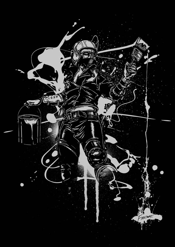 Max - screenprint by Fantome